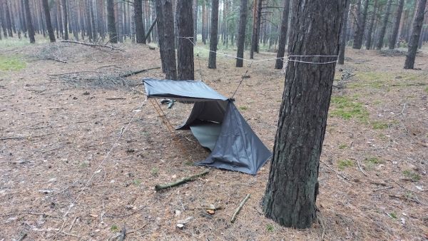 Тент - намет Lezhka коричневий