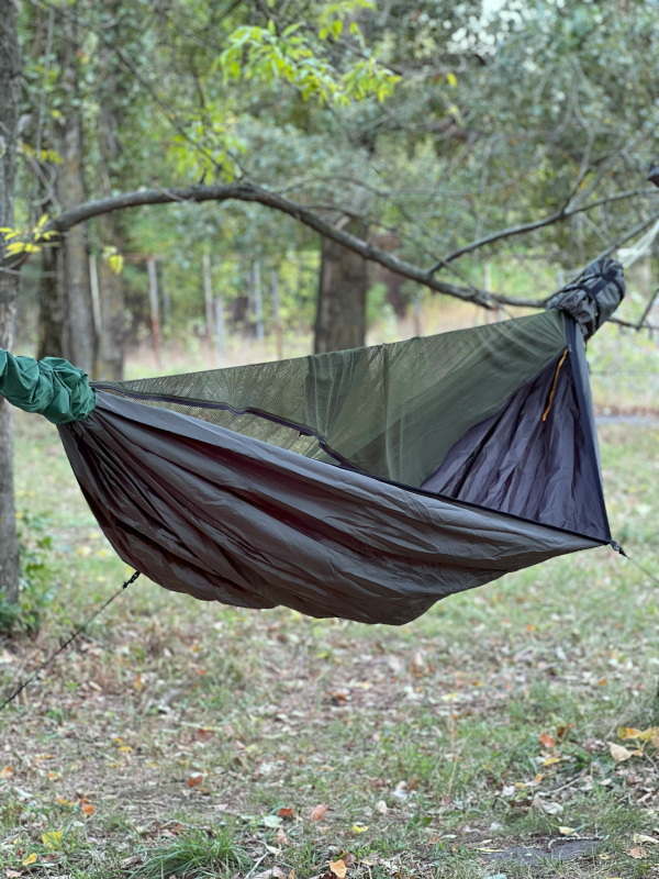 Гамак туристический Brodyaga с москитной сеткой