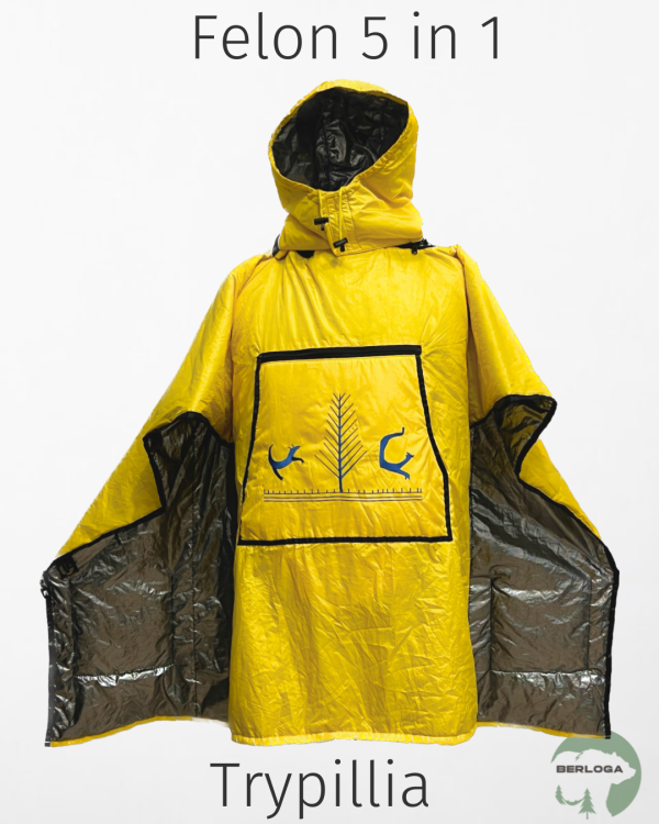 6 in 1 Poncho transformer Felon Trypillya Yellow